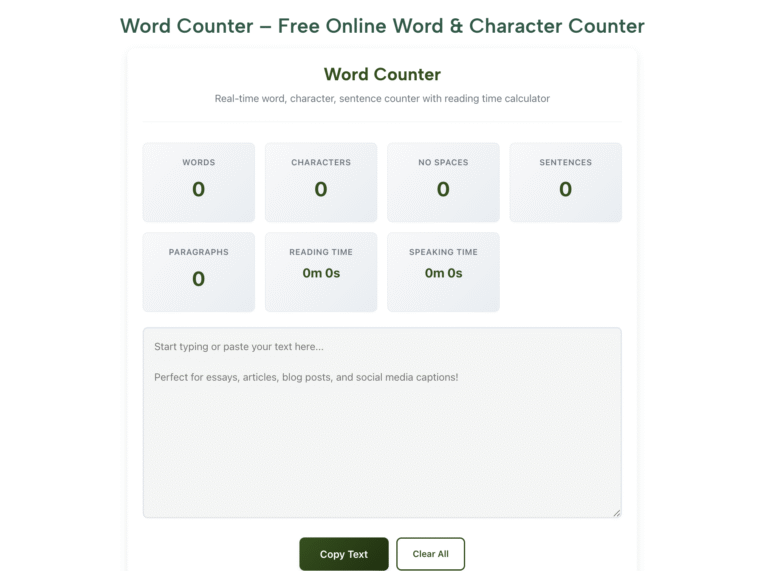 Word Counter