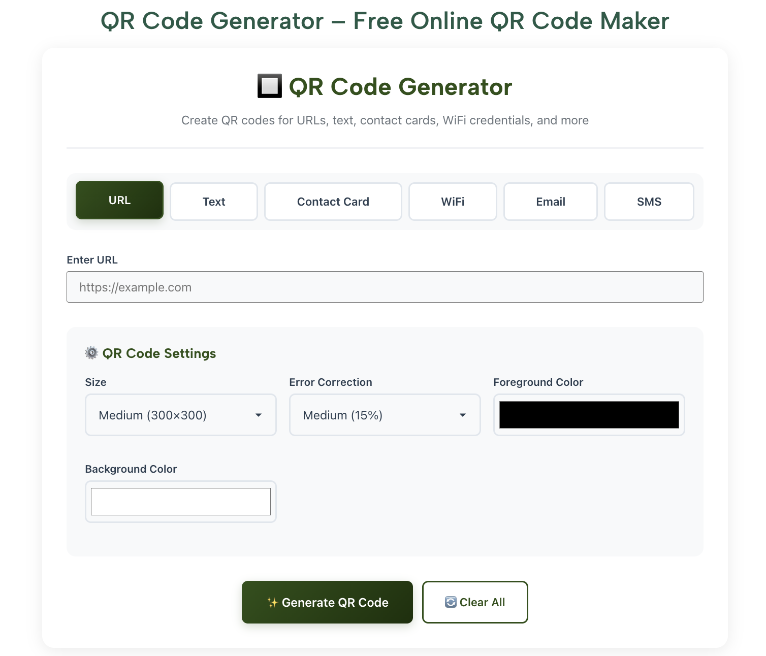 QR Code Generator